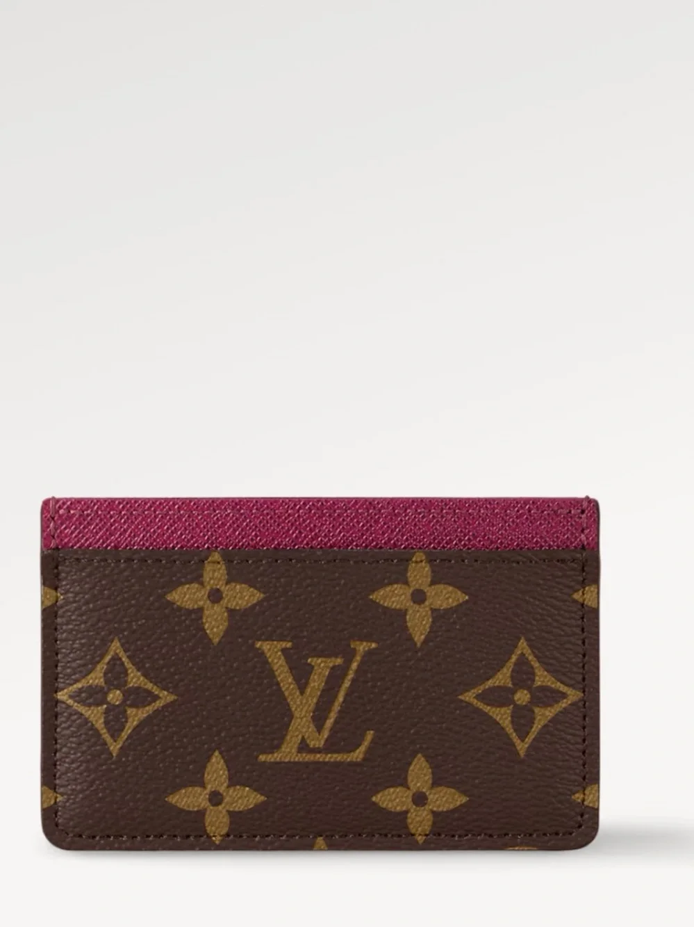 Louis Vuitton Monogram fuchsia card holder